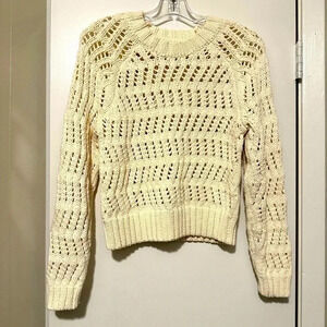 American Eagle cream sweater size S